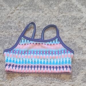 10 for $25 - gymgo Girls XS (3-4) Purple, Green & Pink Sports Top